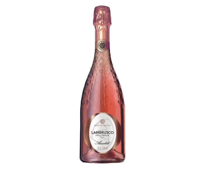 Пенливо Вино Розе Ламбруско Di Bacco Rosato 750 мл