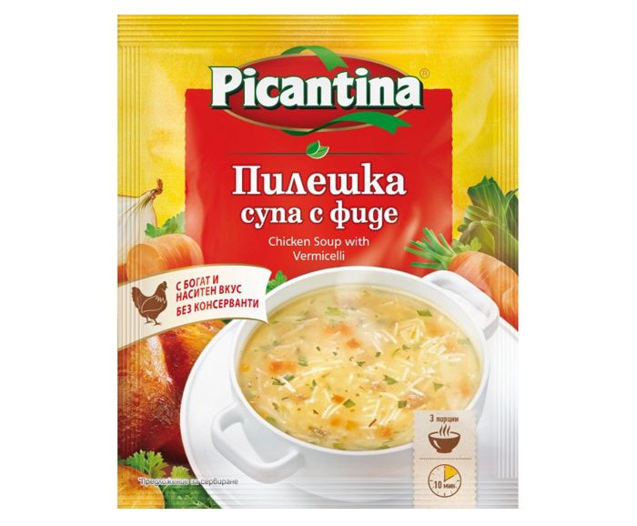 Пилешка Супа Picantina с Фиде 52 г