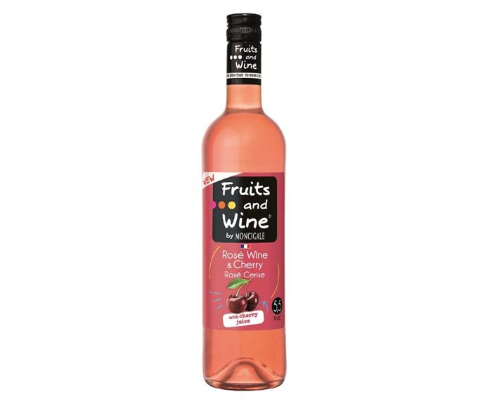 Плодово Вино Розе Череша Fruits and Wine 750 мл