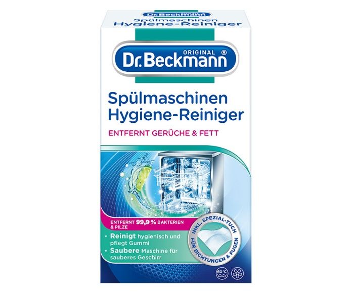 Препарат за Почистване и Хигиенизиране на Съдомиялни Машини Dr. Beckmann 75 г