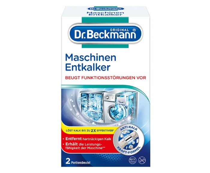 Препарат за Премахване на Котлен Камък от Електрически Уреди Dr. Beckmann 2 х 50 г