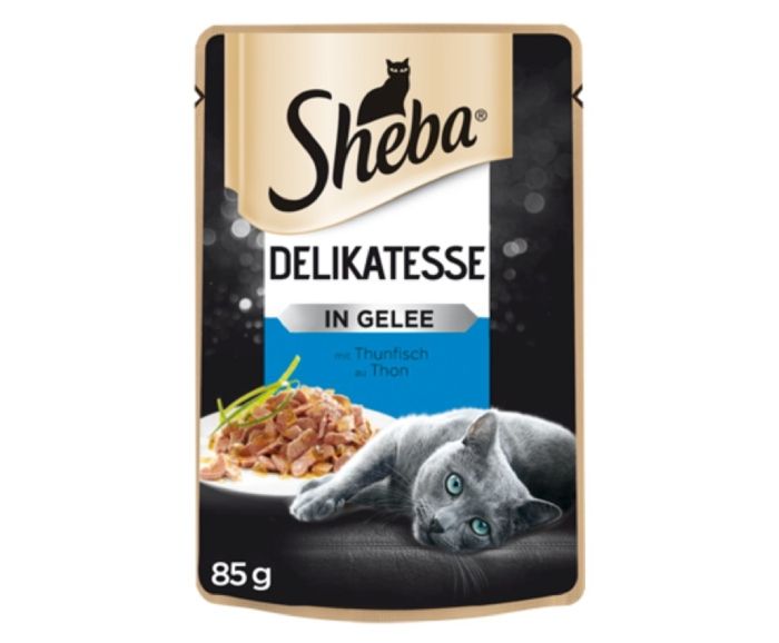 Храна за Котки Пауч Риба Тон в Сос Грейви Sheba 85 г
