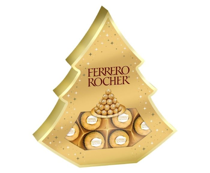 Бонбони Ferrero Rocher Коледна Елха 150 г