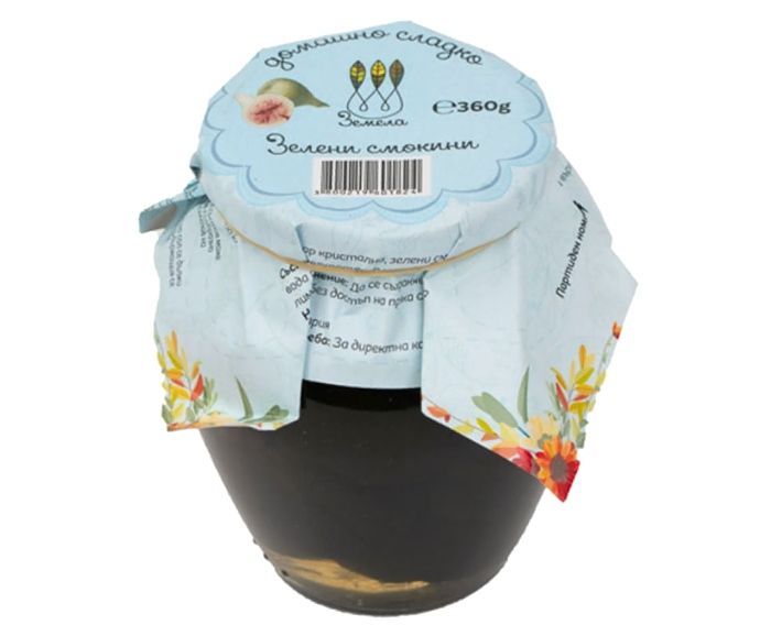 Домашно Сладко от Зелени Смокини Земела 360 г