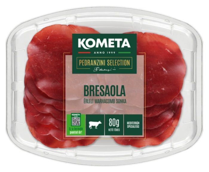Телешка Брезаола Без Глутен и Без Лактоза Kometa Pedranzini Selection Слайс 80 г