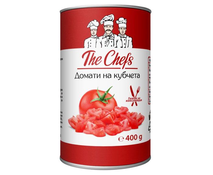 Домати на Кубчета The Chefs 400 г