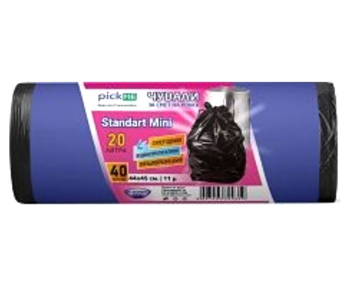 Торби за Смет Pick Me Standart 20 л 40 бр