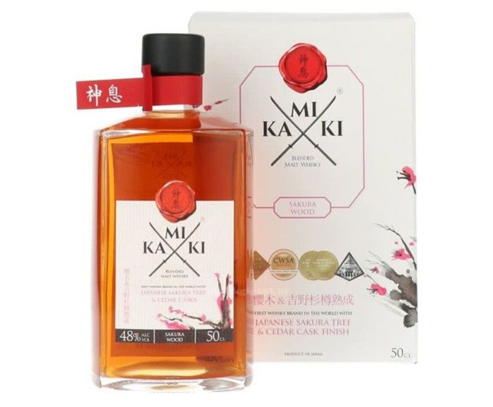 Японско Уиски Kamiki Sakura Wood 500 мл
