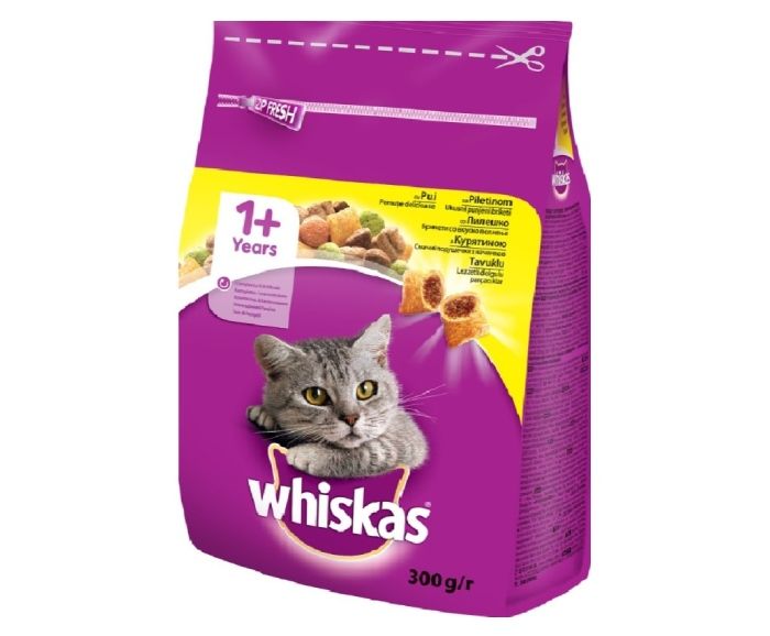 Котешка Храна с Пилешко Whiskas 300 г