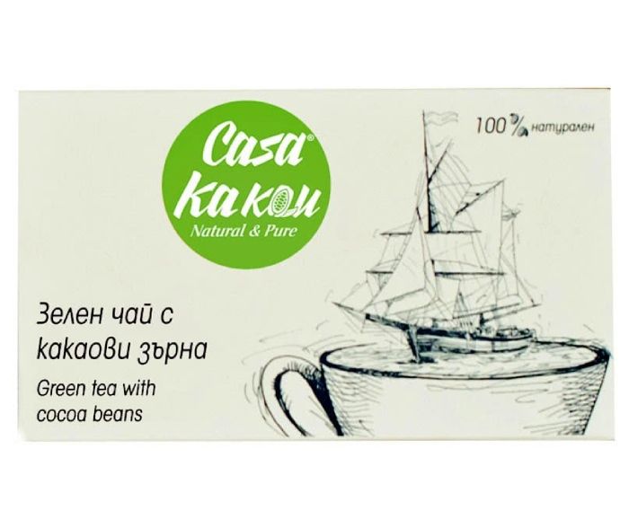 Зелен Чай с Какаови Зърна Casa Kakau 36 г