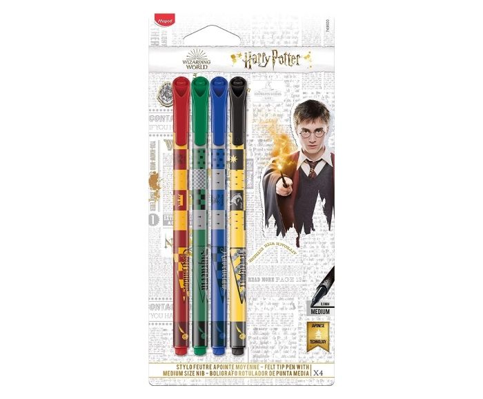 Тънкописци Maped Harry Potter 4 Цвята 0.8 мм