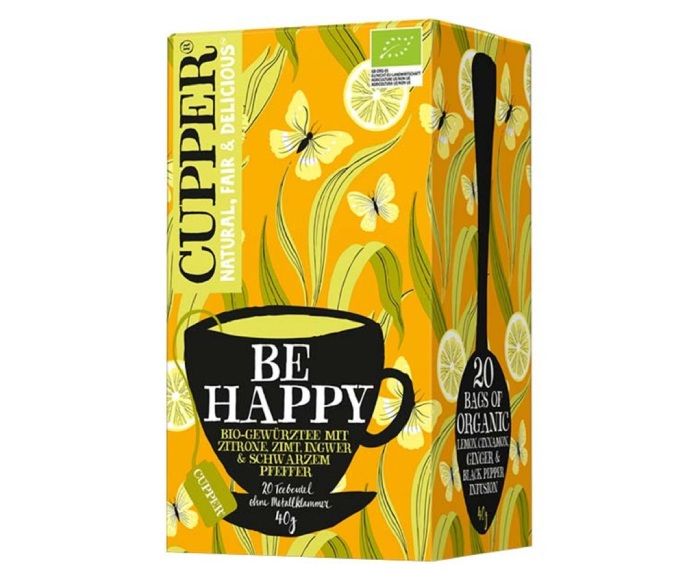 Био Чай Щастие Cupper Be Happy 20 бр 40 г