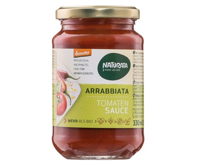 Био Веган Доматен Сос Арабиата Naturata Demeter 330 г