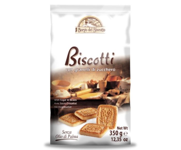 Бисквити Borgo del Biscotto с Кристална Захар 350 г