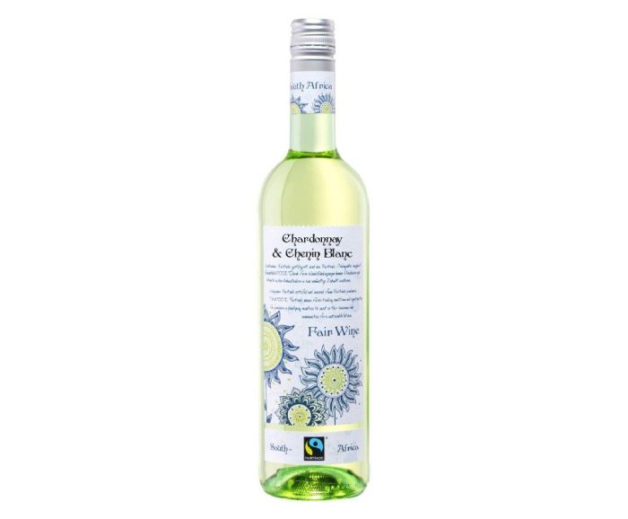Бяло Вино Шардоне и Шенин Блан Fair Wine 750 мл
