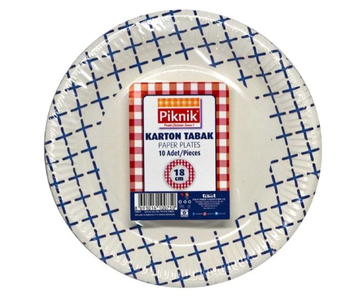 Картонени Чинии Piknik 18 см 10 бр