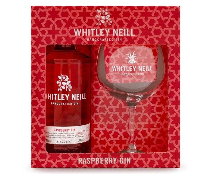 Джин Whitley Neill Raspberry 700 мл + Чаша