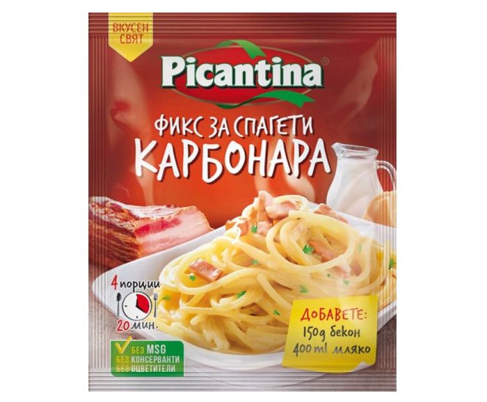 Фикс за Спагети Карбонара Picantina 40 г