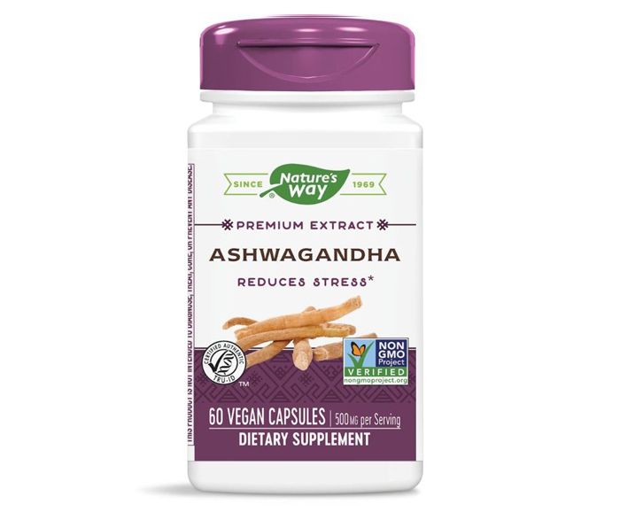Хранителна Добавка Nature’s Way Ашваганда 60 Капсули