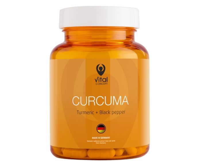 Хранителна Добавка Без Глутен Curcuma Vital Concept 60 бр
