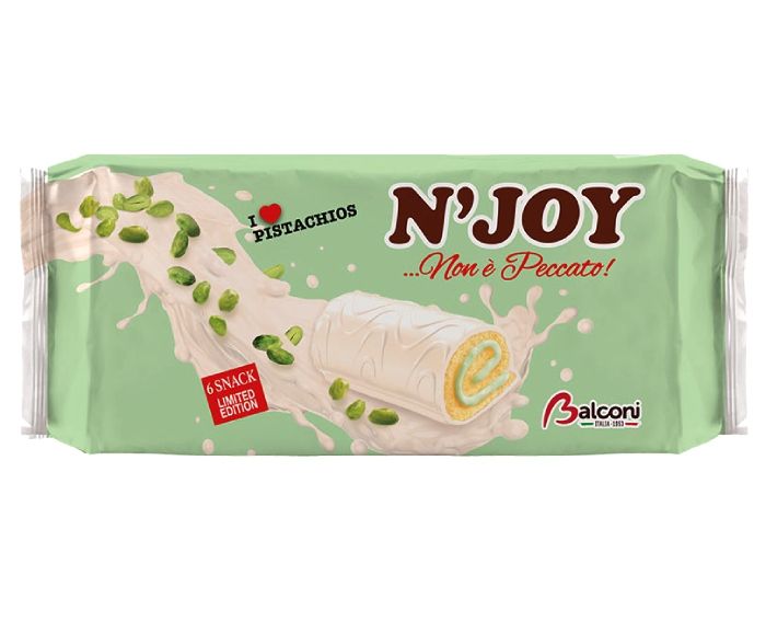 Мини Руло с Шамфъстък Balconi N'Joy 6 бр х 37 г