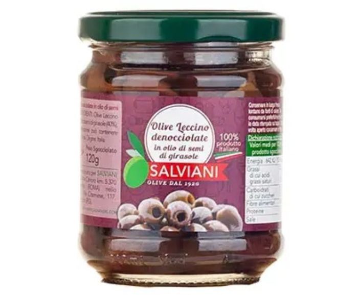 Маслини Salviani Leccino Taggiasca без Костилка 180 г