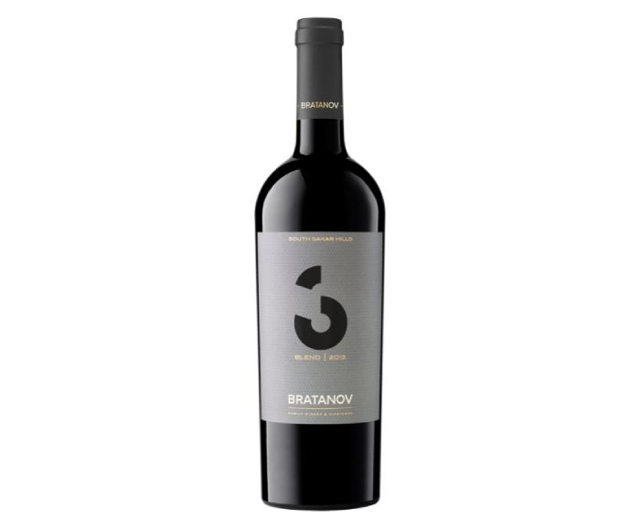 Червено Вино Мерло, Каберне, Фран и Рубин Bratanov Blend 750 мл