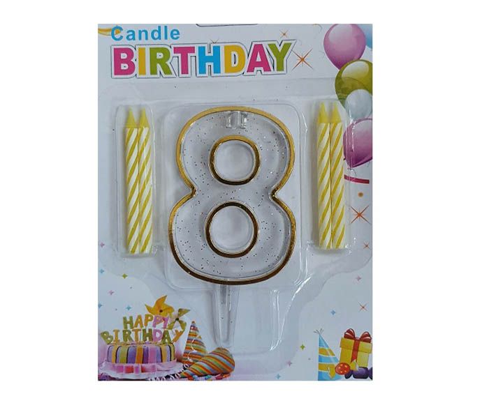 PVC цифра за рожден ден - 8