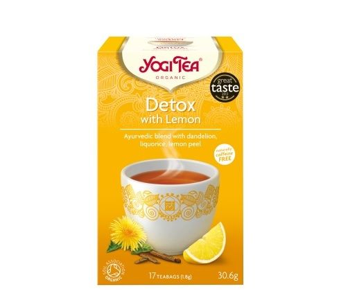 Био чай Детокс с лимон Yogi Tea 17 пак.
