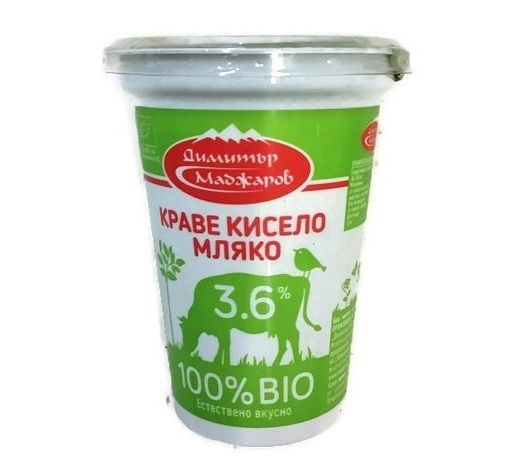 Био краве кисело мляко Маджаров 3.6% 400 г