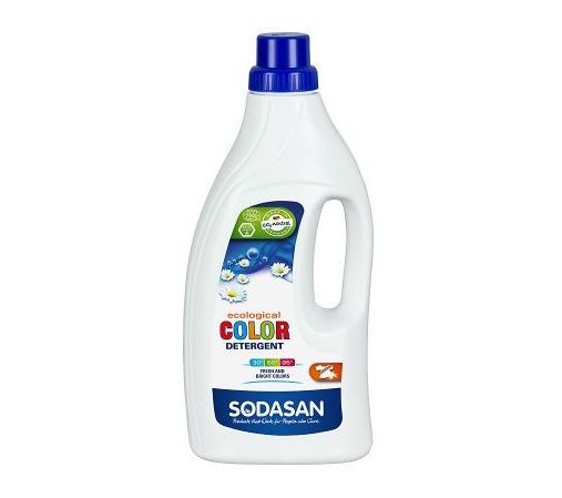 Еко течен перилен препарат за цветно пране Sodasan 1.5л