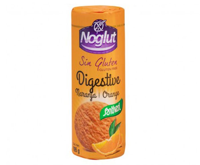 Портокалови бисквити Диджестив без глутен, лактоза и яйца Santiveri Noglut 195 г