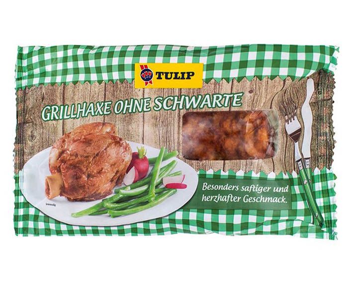 Грилован свински джолан без кожа за печене, леко запечен Tulip GrillHaxe ohne Schwarte 500 г