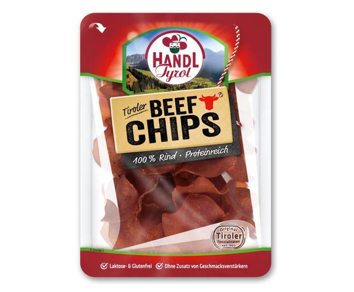 Протеинов чипс от говеждо месо Handl Tyrol 40 г