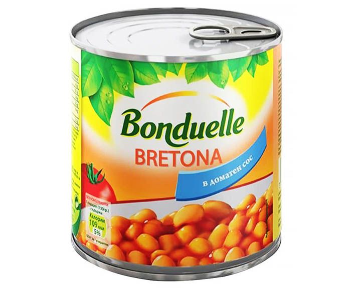Зрял фасул с домати Bonduelle 425мл