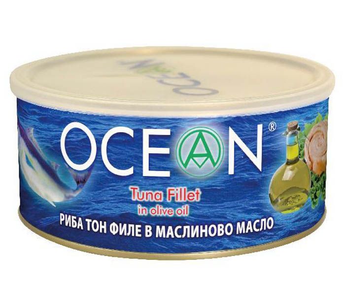Консерва Риба тон филе Ocean в маслиново масло 185 г