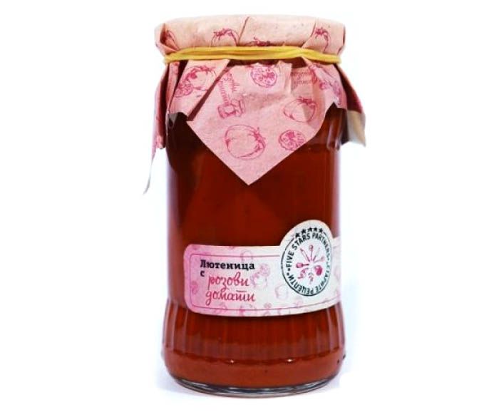 Лютеница с Розови домати Старите рецепти 314 г