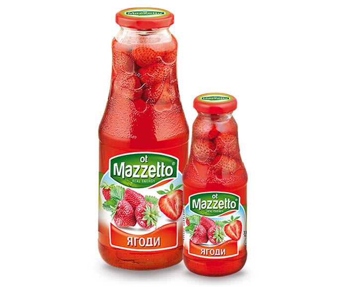 Напитка с плодове Ягоди Ot Mazzetto 1 л