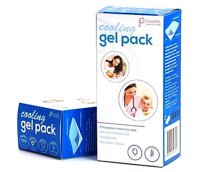 Обезболяващи пластири Cooling gel pack, 10 броя