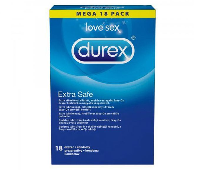 Презервативи Durex Extra Safe 18 бр.