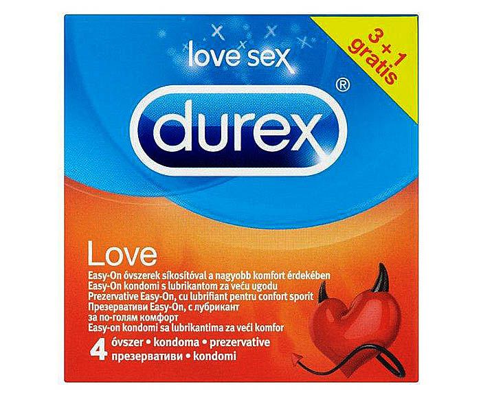 Презервативи Durex Love 4 бр