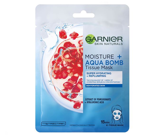 Текстилна маска за лице Garnier Aqua Bomb 1 бр
