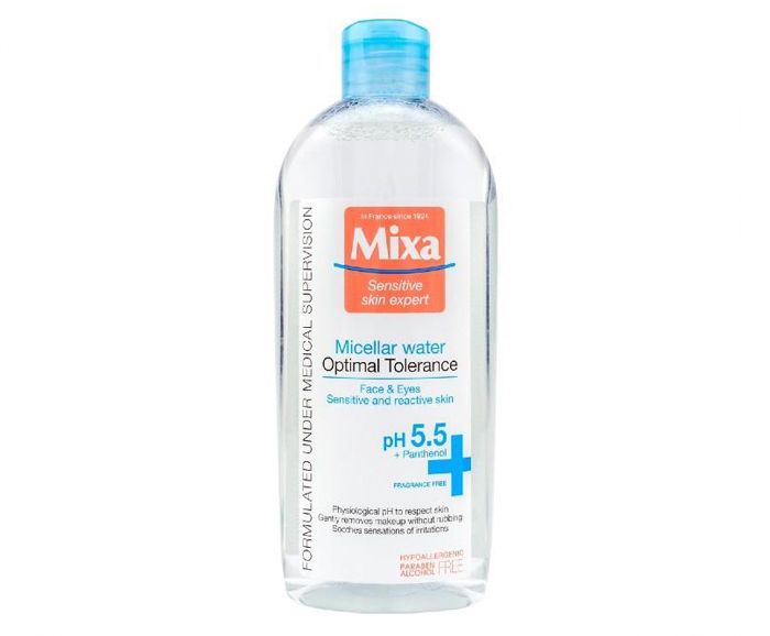 Мицеларна вода за чувствителна и раздразнена кожа Mixa Optimal Tolerance 400 мл