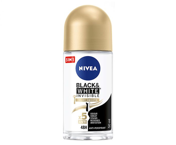 Рол-он Nivea Black & White Invisible Silky Smooth 50 мл
