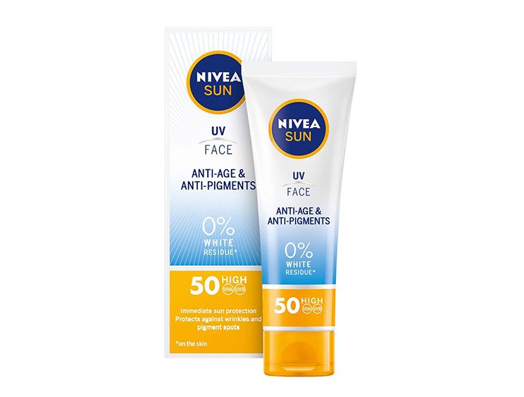 Слънцезащитен крем за лице против пигментация Nivea SPF50 50мл
