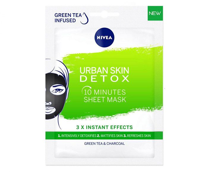 10-минутна лист маска с детоксикиращ ефект Nivea Urban Detox
