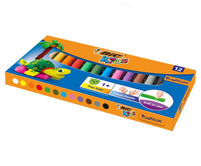 Пластилин Bic Kids 12 цвята