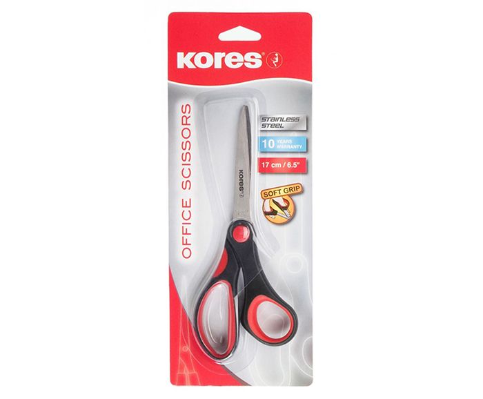 Ножица Kores SoftGrip 17см