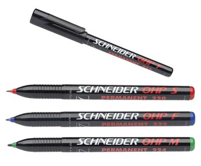 Перманентни маркери Schneider OHP 0.4 4 бр 4 цвята