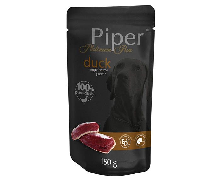 Храна за кучета с патешко Piper 150 гр ЗОО